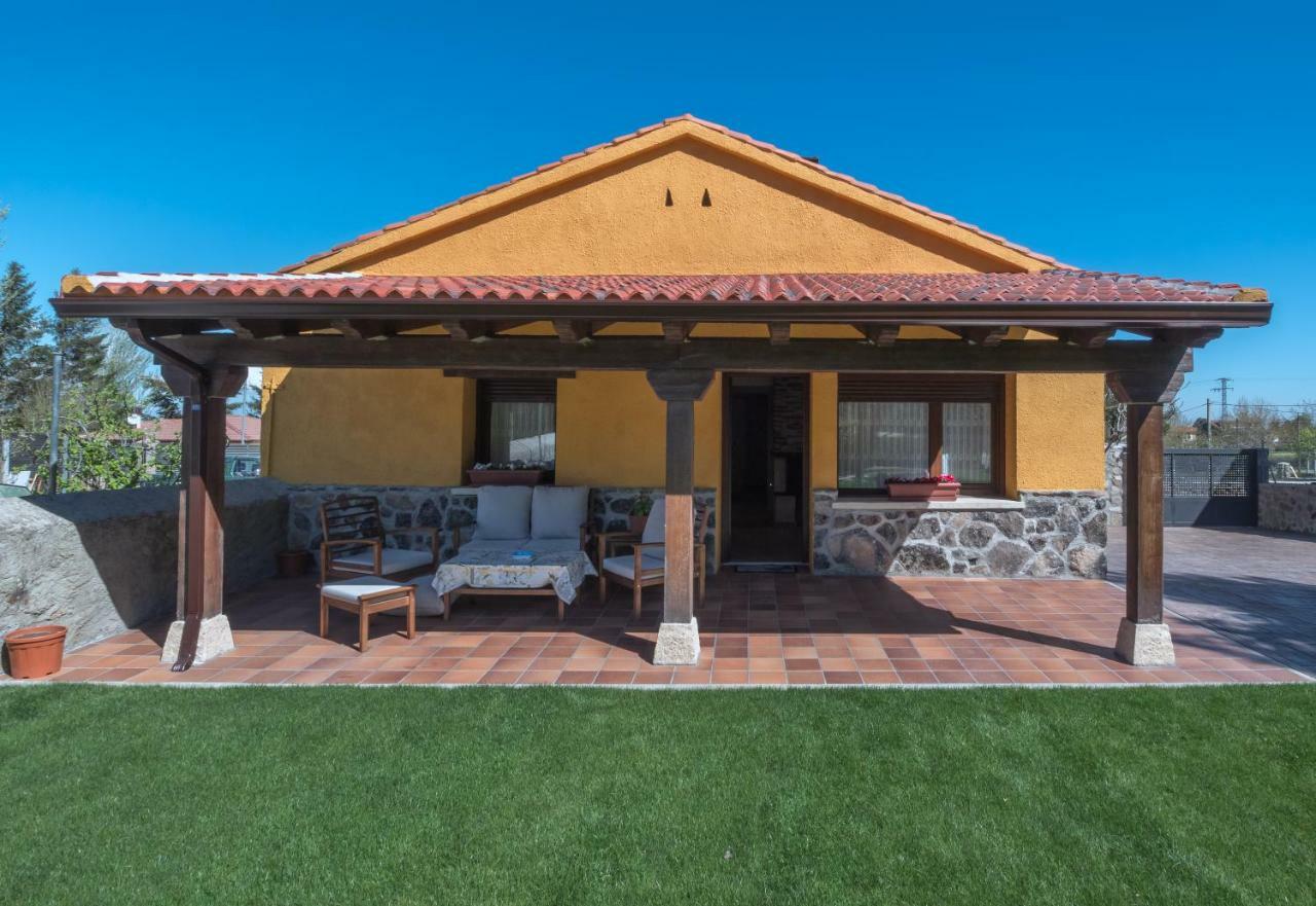 Casa Cantera Del Berrocal Ortigosa del Monte Bagian luar foto